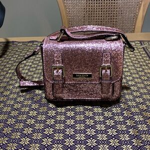 Kate spade New York Girls’ Glitter Scout bag crossbody